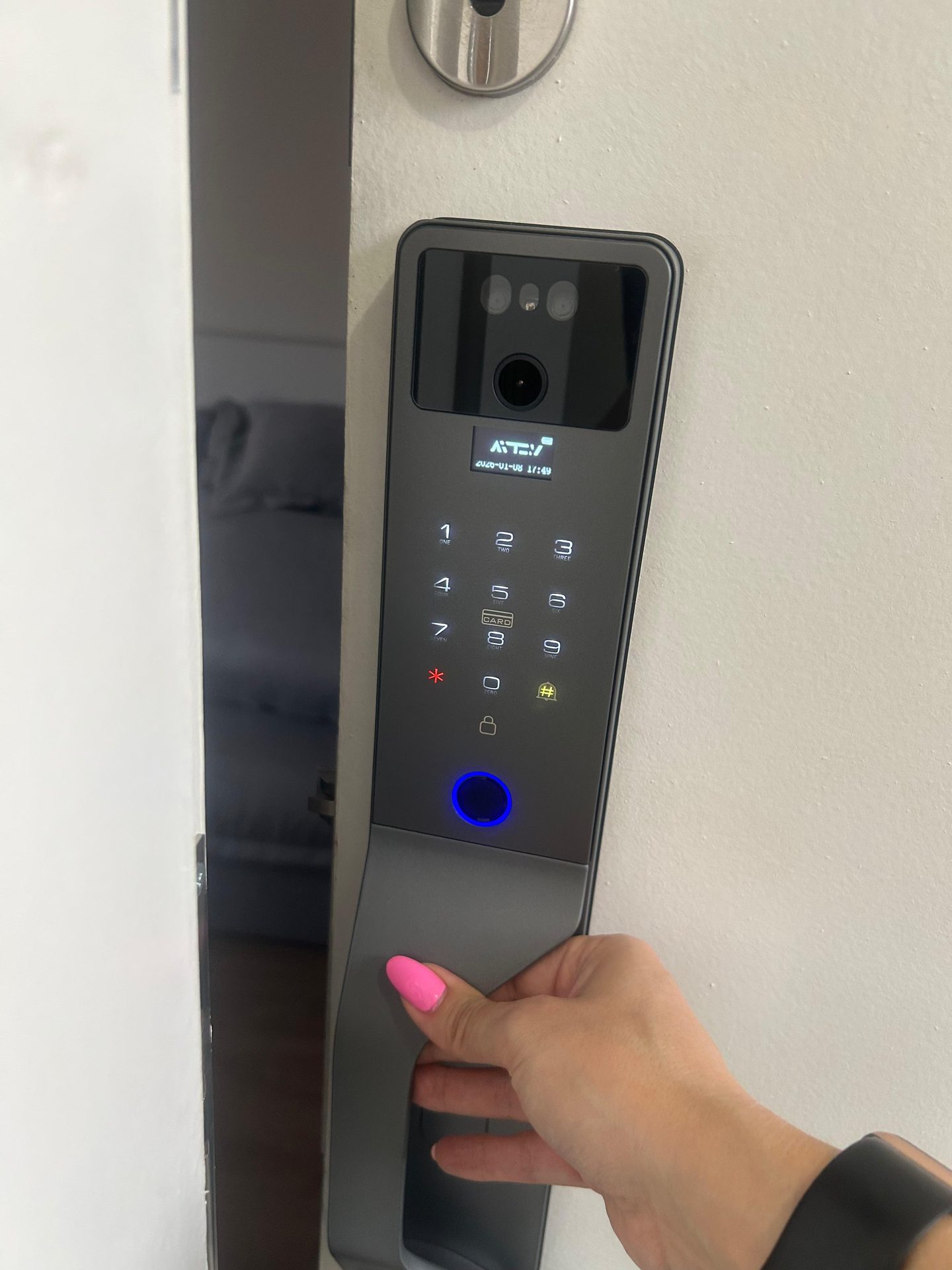 Portaria com biometria facial